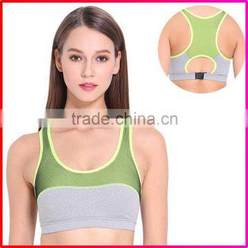 Polyster Women Seamless Workout Gym Fitness bra with pads