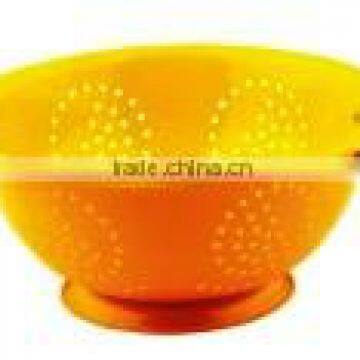 Stainless Steel Colored Deep Colander Riveted Handle