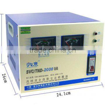 Full automatic ac 2kw voltage stabilizer with LED digital display