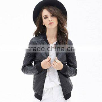 Leather Jacket For Women Leather Jackets Fashion Winter Jackets Argyle Faux Leather Jackets For Women Sportive Jackets photo-3