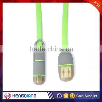 Hot Sale!!!!!!2in 1 USB Mirco Data Cabler for IPhone for Android Phone photo-6