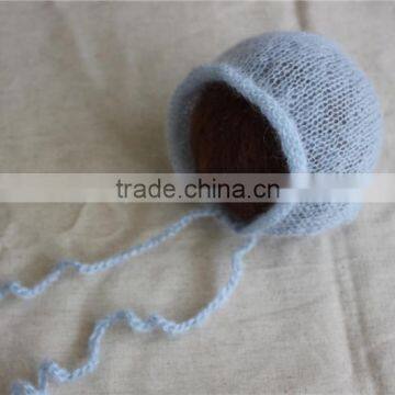 Knitted Baby Hat Knit Bonnet Newborn Photography Prop
