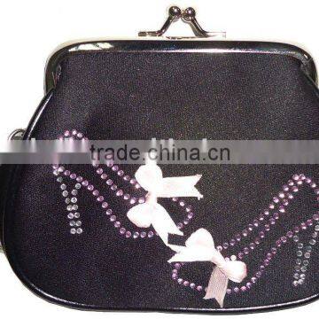 Rhinestone Coin Case & Mini Cosmetic Case