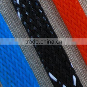 PET wrap flame retardant braided