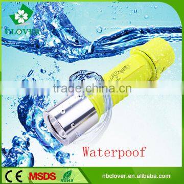 ABS Material 4*AAA Battery 180LM Plastic Waterproof Torch for Diving photo-4