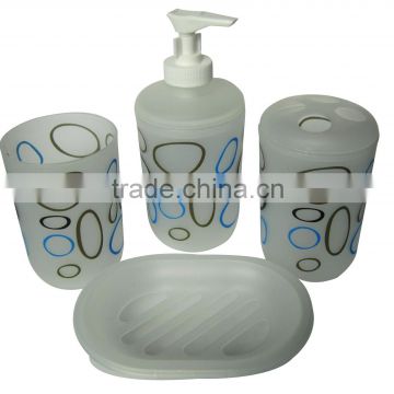 plastic bathroom accessory,plastic bathroom set