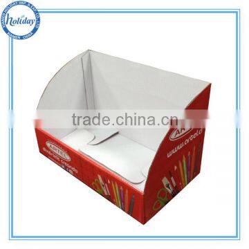 Customized Color Printing Corrugate Carton Paper Display Boxes, Paper Counter Display Box