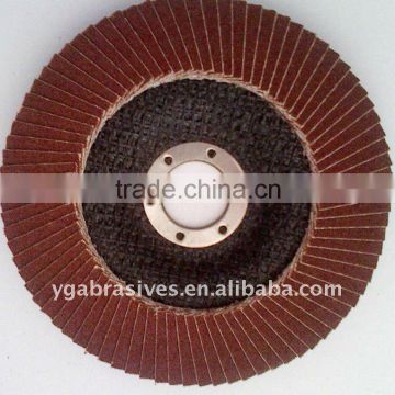 Type 27 metal polishing flap disk with high rust removal