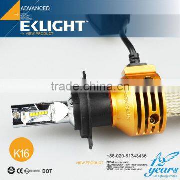 EKLIGHT Factory TUV/CE/Emark Approved Non-Polarity Canbus H4 H7 H11 9005 H13 Car led headlight kit