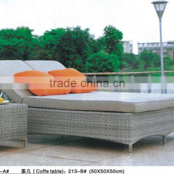 Beach Lounge Outdoor Lounge Bed Wicker Sun Lounger Outdoor Furniture