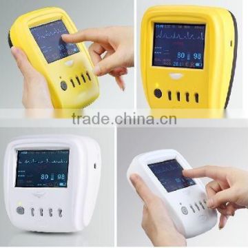 Portable patient monitor with touch screen