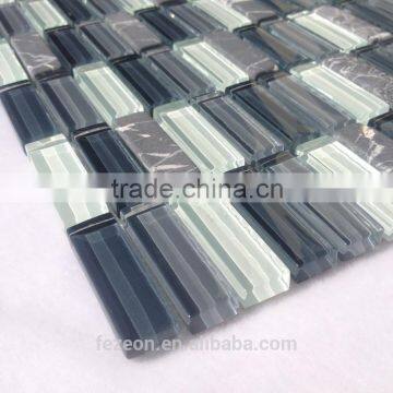 Kitchen wall Mosaic glass tile bamboo glass backsplash