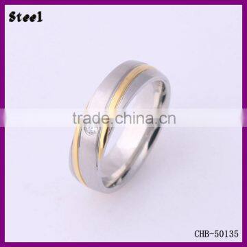 Wholesale Fashion Gem Stainless Steel Engagement Ring Prices