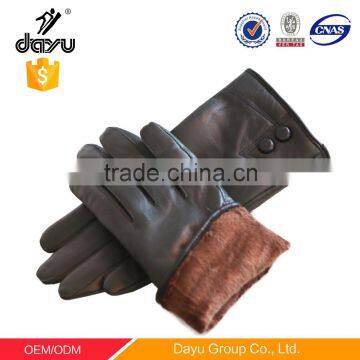 Women Cotton Leather Hand Low Price Gloves Shiny Softshell Ladies Leather Hand Gloves Keep Warm Long Real Leather Hand Gloves