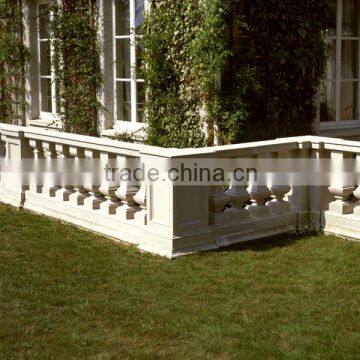 Outside garden landscape porch natural stone parking baluster