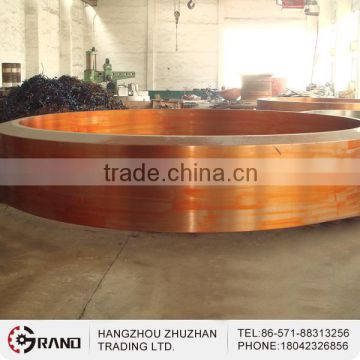 Sand casting large steel rotary kiln tire