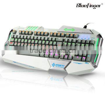 Advanced High Quality USB Wired ergonomic mechanical keyboard for Internet cafe