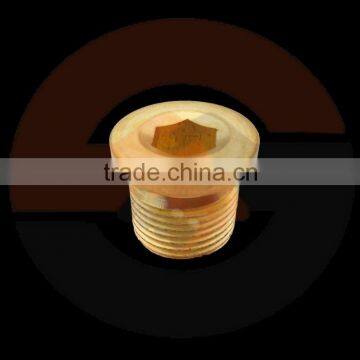 Brass round head allen key stop Plug
