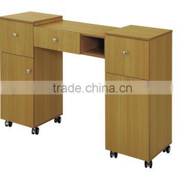 salon nail table with two cabinet M732