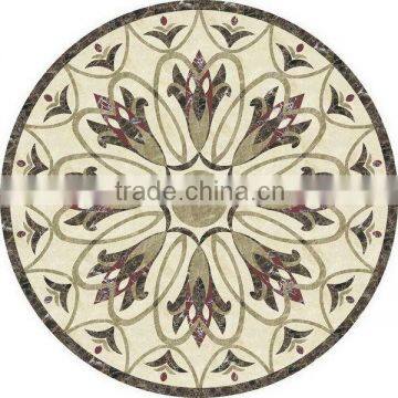 modern interior marble mosaic floor medallion