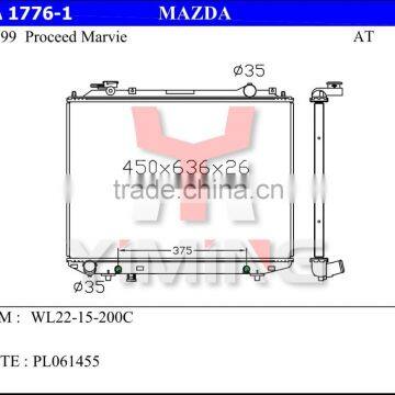 Auto Radiator for Mazda Proceed Marvie 96-99 AT WL22-15-200C