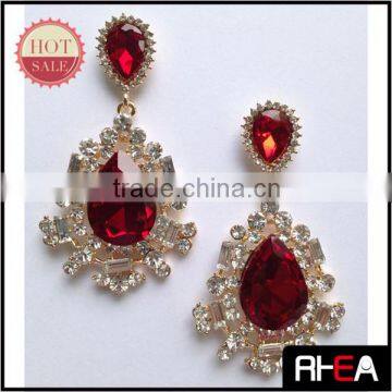 wholesale drop ruby stone earrings