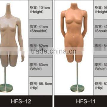 Sexy Fiberglass Headless Ladies Mannequins With Platform