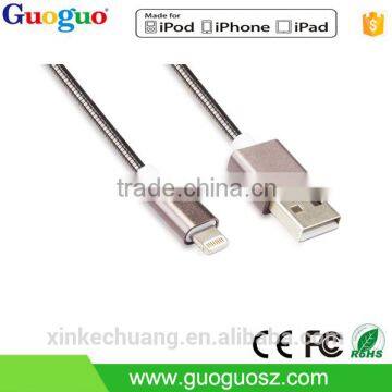 Factory Price High Speed MFI Cable Metal 8pin Mfi Data Cable for Iphone7 photo-4