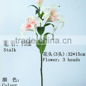 cartificial PU real touch wedding flower Lily