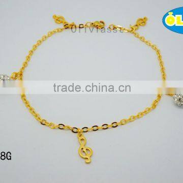 Olivia Jewelry Wholesale Stainless Steel Anklets Stainless Steel Gold Design Anklets Jewelry