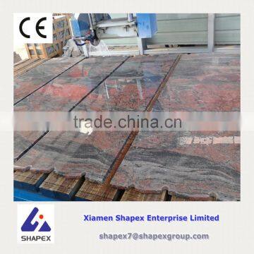 Chennai Red Granite Stairs Design photo-3