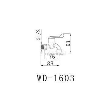 China Manufacture Chrome Plated Plastic Bibcock Abs photo-6