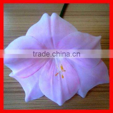 artificial flower head, real touch sword lily head