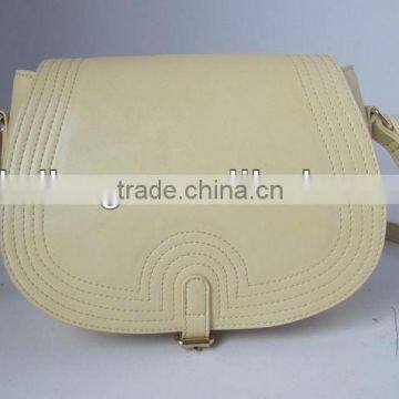 Cute beige shoulder bag smart young lady shoulder bags