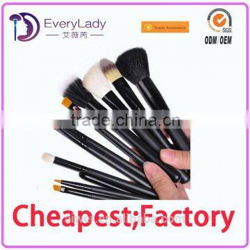 Professional Nylon Goat and Horse Hair 12Pcs Makeup Brush Tools photo-3