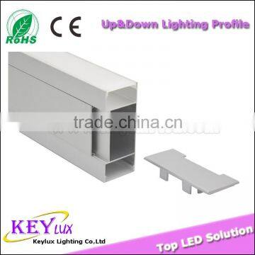 2015 Factory Price suit for 8-33mm strips up and down lighting led aluminum profile