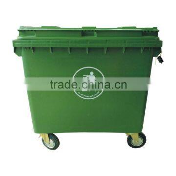 660 liter waste recycling bin