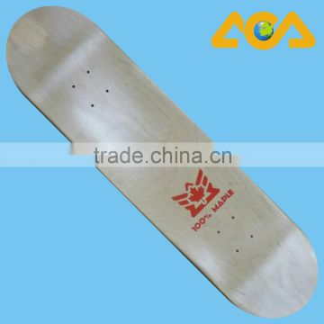 Blank High Quality Uncut 7ply Canadian Maple Skateboard Decks