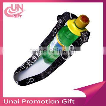 Customized Logo Promotional Bottle Holder Lanyard Water Bottle Holder Lanyard