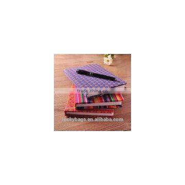 Chinese diary notebook with custom design printed embroidery for gift and promotion