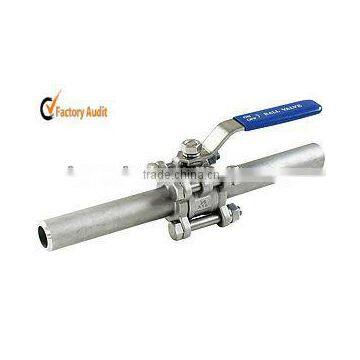 3 Piece Butt Weld Ball Valve