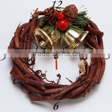 Clock with prints nice Christmas item