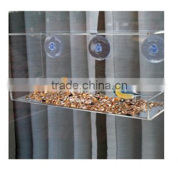 wholesale acrylic modern bird feeder