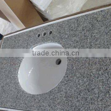 G623 China Cheap Natural Stone Grey Granite Countertop Washbasin photo-3