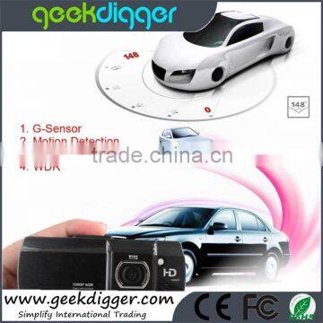 LCD Screen New design Full HD Car Dvr Camera car dvr full hd with low price