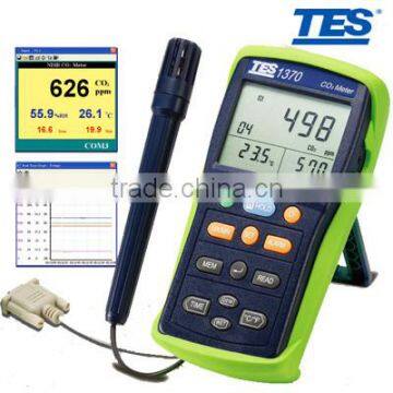 TES-1370 NDIR CO2 Meter with Temperature/Humidity/ RS232 Inerface