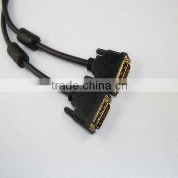 hot sell&factory price 24k gold DVI cable
