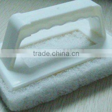 Sponge Scourer With Plastic Handle