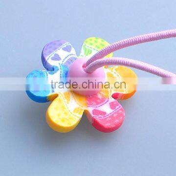 Children Kids Girls Flower Kids Hair Accessories Topknot