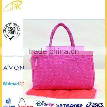 2016 China Factory Travel Mommy Baby Carry Bag, Custom Fashion Diper Bag